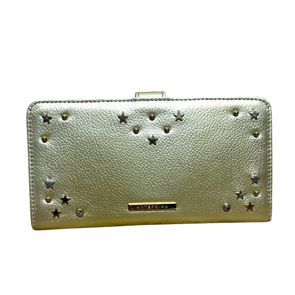 NEW Anteprima cell phone case gold card holder magnetic closure quiet luxury